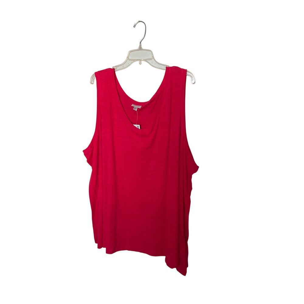 Avenue NWT Women Sleeveless, V Neck Cotton Tank Top Size 30/32.